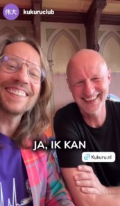 Elmer in een vervolggesprek met Giel Beelen